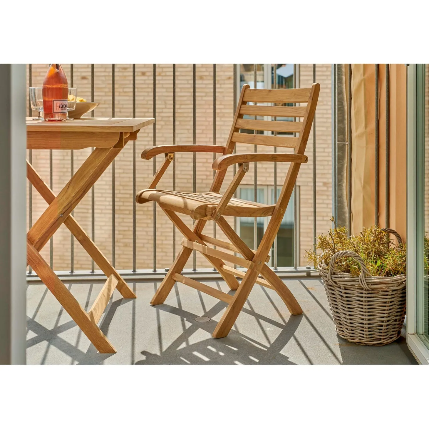 York 70x70 cm Klaffbord Teak