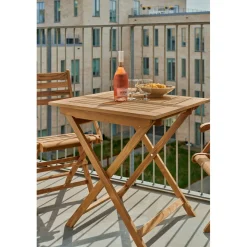 York 70x70 cm Klaffbord Teak
