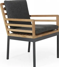 Zalongo Stol Teak/Grå Alu