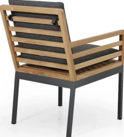Zalongo Stol Teak/Grå Alu