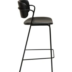 Zed Barstol Vintage Black Art.Leather