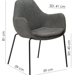 Zimmer Karmstol Pebble Earth