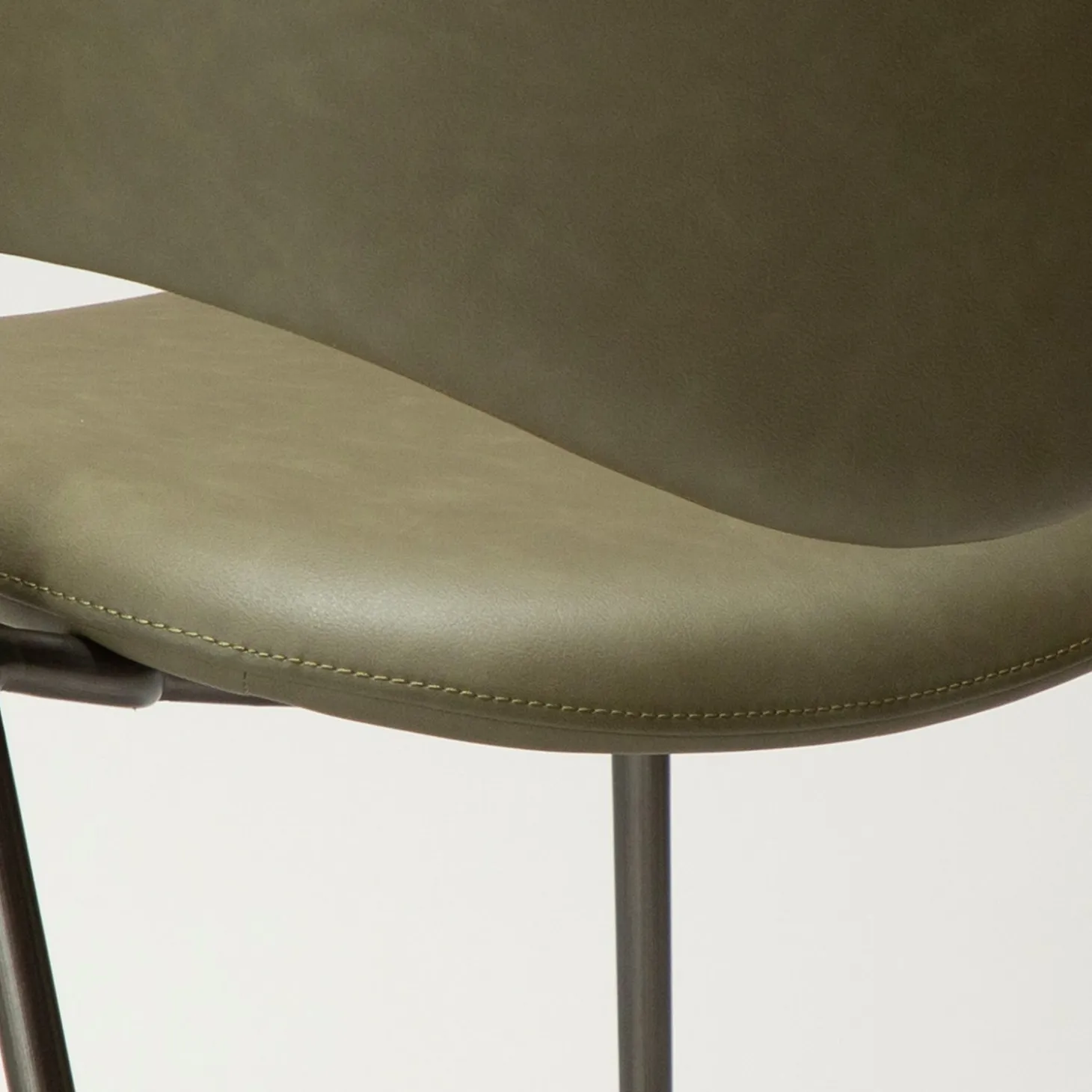 Zone Stol Dark Olive Art.Leather